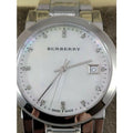  Shop Authentic Burberry The City Diamonds Silver Dial Silver Steel Strap Watch for Women - BU9125 - Luxxuri