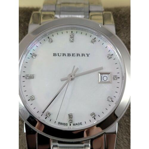  Shop Authentic Burberry The City Diamonds Silver Dial Silver Steel Strap Watch for Women - BU9125 - Luxxuri