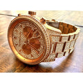 Shop Authentic Michael Kors Ritz Three-Hand Glitz Rose Gold Dial Rose Gold Steel Strap Watch for Women - MK6748 - Luxxuri