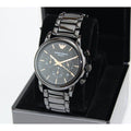  Shop Authentic Emporio Armani Luigi Ceramic Chronograph Black Dial Black Strap Watch For Men - AR1509 - Luxxuri