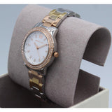  Shop Authentic Michael Kors Tibby Three Hand Crystals Silver Dial Two Tone Steel Strap Watch for Women - MK4576 - Luxxuri