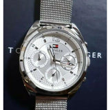  Shop Authentic Tommy Hilfiger Mia Silver Dial Silver Mesh Bracelet Watch for Men - 1781628 - Luxxuri