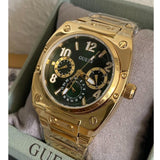  Shop Authentic Guess Trend Analog Green Dial Gold Steel Strap Watch For Men - GW0624G2 - Luxxuri