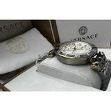  Shop Authentic Versace Greca Sport Quartz White Dial Two Tone Steel Strap Watch For Men - VEZ300521 - Luxxuri