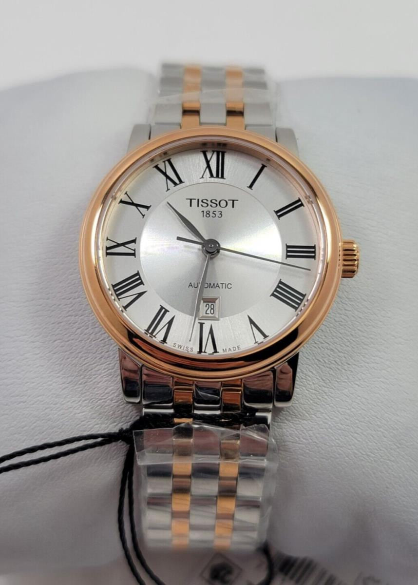 Tissot T Classic Carson Premium 30 White Dial Two Tone Steel Strap Watch for Women - T122.207.22.033.00