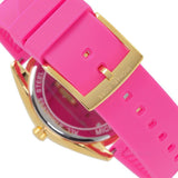  Shop Authentic Michael Kors Janelle Quartz Pink Dial Pink Rubber Strap Watch For Women - MK7349 - Luxxuri