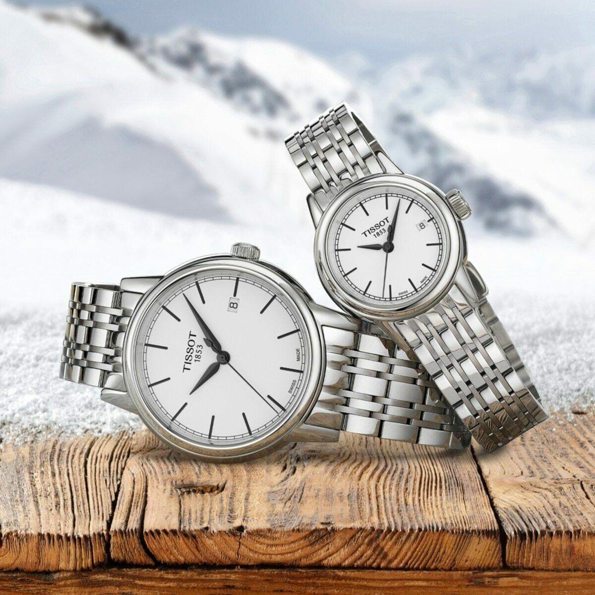  Shop Authentic Tissot Carson Lady Steel Quartz Watch For Women - T085.210.11.011.00 - Luxxuri