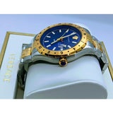  Shop Authentic Versace Hellenyium GMT Blue Dial Two Tone Steel Strap Watch for Men - V11060017 - Luxxuri