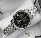  Shop Authentic Tissot T Sport PRC200 Chronograph Black Dial Silver Steel Strap Watch for Men - T17.1.586.52 - Luxxuri