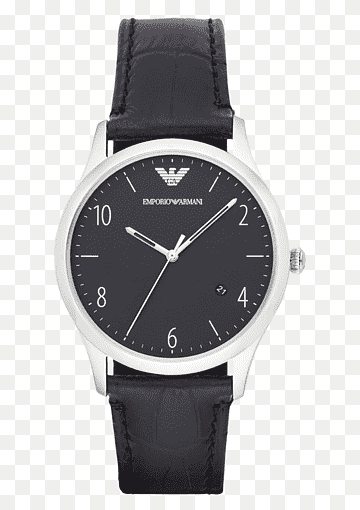  Shop Authentic Emporio Armani Classic Quartz Black Dial Black Leather Strap Watch For Men - AR1865 - Luxxuri