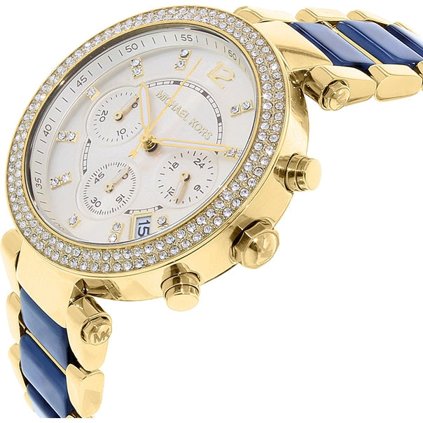  Shop Authentic Michael Kors Parker Gold Dial Two Tone Steel Strap Watch for Women - MK6238 - Luxxuri