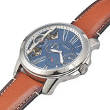  Shop Authentic Fossil Grant Twist Multifunction Blue Dial Brown Leather Strap Watch for Men - ME1161 - Luxxuri