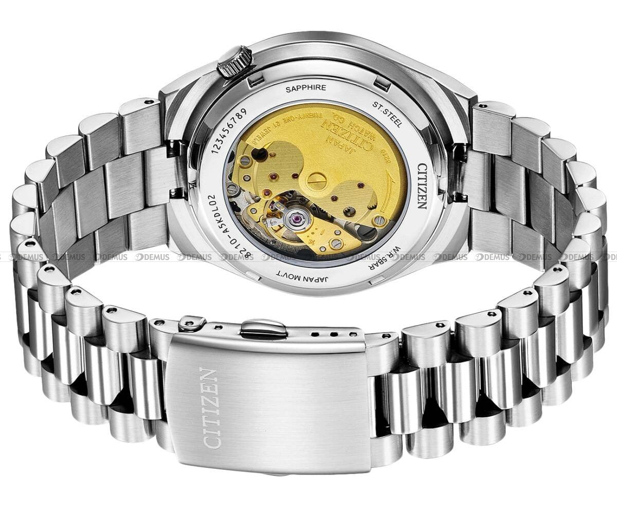  Shop Authentic Citizen Tsuyosa Automatic Oatmeal White Dial Silver Steel Strap Watch For Men - NJ0151-88W - Luxxuri