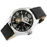  Shop Authentic Tommy Hilfiger Bruce Analog Black Dial Black Leather Strap Watch for Men - 1791279 - Luxxuri