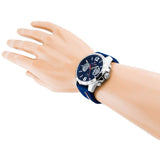  Shop Authentic Tommy Hilfiger Decker Blue Dial Blue Rubber Strap Watch for Men - 1791476 - Luxxuri