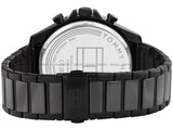  Shop Authentic Tommy Hilfiger Clark Chronograph Black Dial Black Steel Strap Watch For Men - 1792081 - Luxxuri