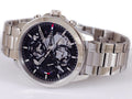  Shop Authentic Tommy Hilfiger Henry Chronograph Black Dial Silver Steel Strap Watch For Men - 1710477 - Luxxuri