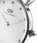  Shop Authentic Daniel Wellington York White Dial Brown Leather Strap Watch For Women - DW00100069 - Luxxuri