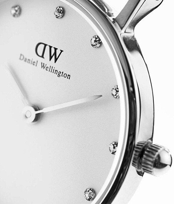  Shop Authentic Daniel Wellington York White Dial Brown Leather Strap Watch For Women - DW00100069 - Luxxuri