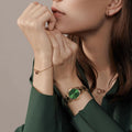  Shop Authentic Daniel Wellington Iconic Link Emerald Green Dial Rose Gold Steel Strap Watch For Women - DW00100421 - Luxxuri