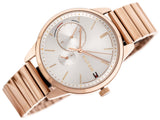  Shop Authentic Tommy Hilfiger Brooke Silver Dial Rose Gold Steel Strap Watch for Women - 1782021 - Luxxuri
