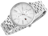  Shop Authentic Tommy Hilfiger Jenna Quartz White Dial Silver Steel Strap Watch for Women - 1782068 - Luxxuri