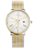  Shop Authentic Tommy Hilfiger Jenna Quartz White Dial Two Tone Mesh Bracelet Watch for Women  - 1782074 - Luxxuri