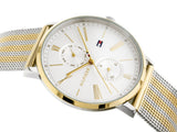  Shop Authentic Tommy Hilfiger Jenna Quartz White Dial Two Tone Mesh Bracelet Watch for Women  - 1782074 - Luxxuri