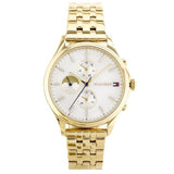  Shop Authentic Tommy Hilfiger Whitney Chronograph Quartz Mother of Pearl White Dial Gold Steel Strap Watch For Women - 1782121 - Luxxuri