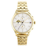  Shop Authentic Tommy Hilfiger Whitney Chronograph Quartz Mother of Pearl White Dial Gold Steel Strap Watch For Women - 1782121 - Luxxuri