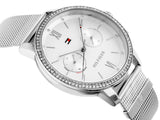  Shop Authentic Tommy Hilfiger Blake Diamonds Silver Dial Silver Mesh Bracelet Watch for Women - 1782301 - Luxxuri