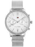  Shop Authentic Tommy Hilfiger Blake Diamonds Silver Dial Silver Mesh Bracelet Watch for Women - 1782301 - Luxxuri
