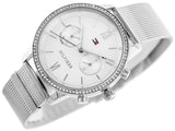  Shop Authentic Tommy Hilfiger Blake Diamonds Silver Dial Silver Mesh Bracelet Watch for Women - 1782301 - Luxxuri