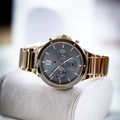  Shop Authentic Tommy Hilfiger Eve Chronograph Quartz Grey Dial Rose Gold Steel Strap Watch For Women - 1782277 - Luxxuri