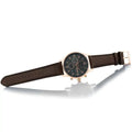  Shop Authentic Hugo Boss Navigator Grey Dial Brown Leather Strap Watch for Men - 1513496 - Luxxuri