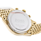  Shop Authentic Hugo Boss Navigator Black Dial Gold Steel Strap Watch for Men - 1513531 - Luxxuri
