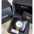  Shop Authentic Hugo Boss Trophy White Dial Gold Steel Strap Watch for Men - 1513631 - Luxxuri