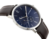  Shop Authentic Tommy Hilfiger Cooper Blue Dial Brown Leather Strap Watch for Men - 1791508 - Luxxuri