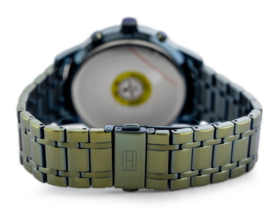  Shop Authentic Tommy Hilfiger Quartz Black Dial Black Steel Strap Watch for Men - 1791634 - Luxxuri