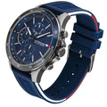  Shop Authentic Tommy Hilfiger Bank Blue Dial Blue Rubber Strap Watch for Men - 1791721 - Luxxuri