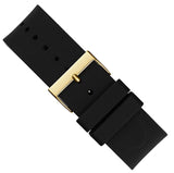  Shop Authentic Guess King Quartz Crystals Gold Dial Black Silicone Strap Watch For Men - GW0537G2 - Luxxuri