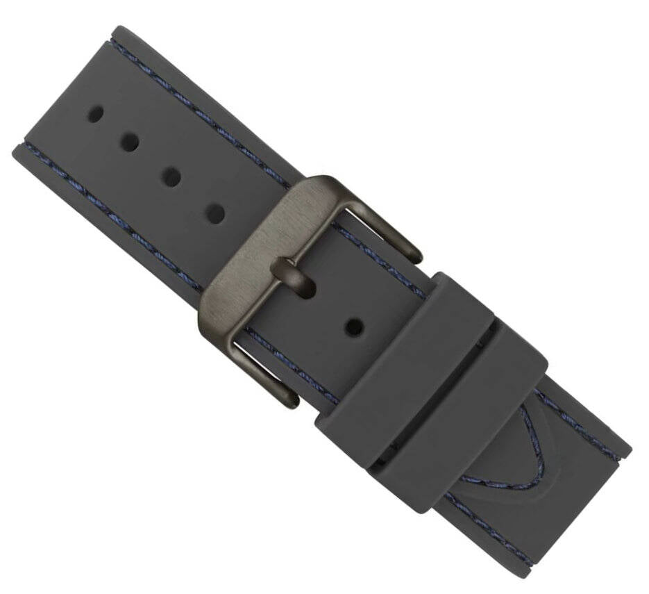  Shop Authentic Guess Odyssey Blue Dial Grey Rubber Strap Watch For Men - W1108G6 - Luxxuri