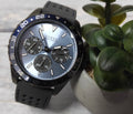  Shop Authentic Guess Odyssey Blue Dial Grey Rubber Strap Watch For Men - W1108G6 - Luxxuri