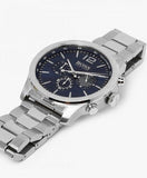  Shop Authentic Hugo Boss Professional Chronograph Blue Dial Silver Steel Strap Watch for Men - 1513527 - Luxxuri