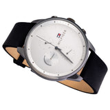  Shop Authentic Tommy Hilfiger Lexor Silver Dial Black Leather Strap Watch For Men - 1791489 - Luxxuri