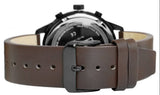  Shop Authentic Tommy Hilfiger Chase Quartz Black Dial Brown Leather Strap Watch for Men - 1791577 - Luxxuri