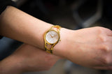  Shop Authentic Calvin Klein Class White Dial Gold Steel Strap Watch for Women - K6R23526 - Luxxuri