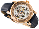  Shop Authentic Fossil Original Boyfriend Skeleton White Dial Blue Leather Strap Watch for Women - ME3086 - Luxxuri