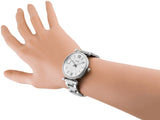  Shop Authentic Fossil Carlie Silver Dial Silver Steel Strap Watch for Women - ES4341 - Luxxuri