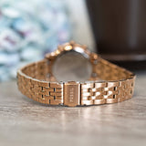  Shop Authentic Fossil Neutra Chronograph Mother of Pearl Brown Dial Rose Gold Steel Strap Watch for Women - ES5218 - Luxxuri